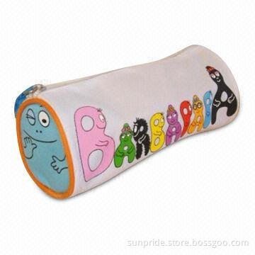 Children's Pencil Case with PU Coating, Made of 600D Nylon, Ideal for School Use